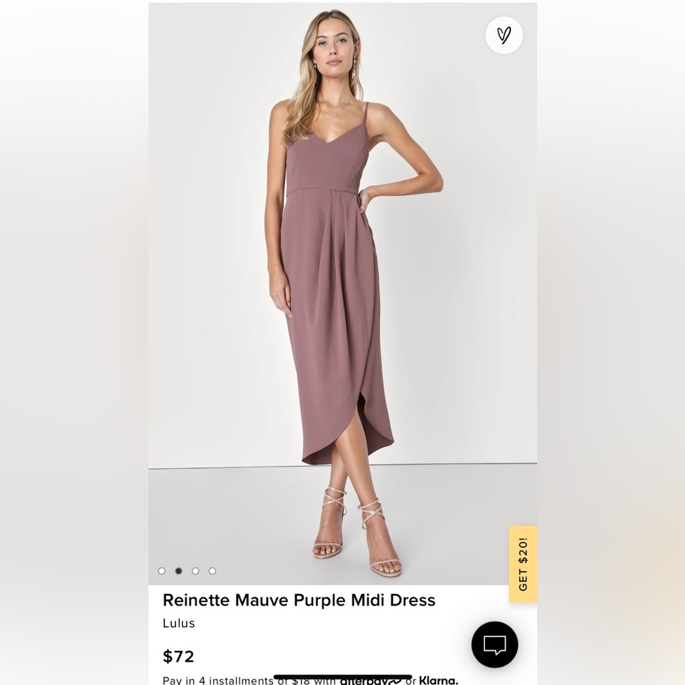 Lulu’s Reinette Purple dress